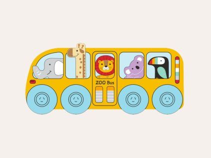Drveni autobus ZOO dodatak za kuglastu stazu XL