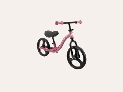 MoMi ISOKA LED  bicikl bez pedala s kotačima, roza