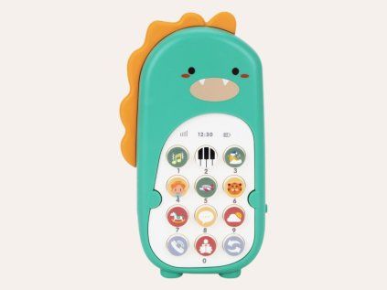 Dječji telefon - zeleni dinosaur
