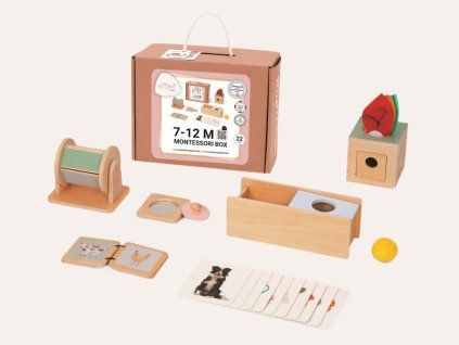 Set Montessori igračaka za bebe 7-12 mjeseci - edukativna kutija za djecu