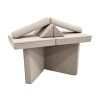 Bež dječja sofa i bunker - korduro presvlaka
