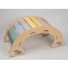 Montessori ljuljačka 5u1 i daska 2u1 - set pastel