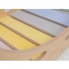 Set pastel - montessori ljuljačka 5u1 pastel + dvostrana daska pastel