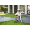 MoMi ISOKA LED  bicikl bez pedala s kotačima, roza