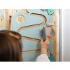 Učící věž pro děti 75 cm Play 5v1 modrá s activity boardem