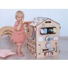 Activity board domecek pro deti ve variante natur pastel