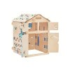 Activity board BusyKids domeček s doplňky v modrých barvách - pro kluky