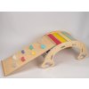 Montessori komplet - ljuljačka i daska svježih boja