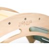 Pastelna Montessori ljuljačka 100 cm 6u1 Max s daskom i stolicom - set pastel