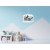 Dječji luster s oceanom – Dječak i kit