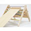 Dvostrana daska - Montessori Piklerov trokut 3u1 s activity board pločom i daskom 2u1 - pastel